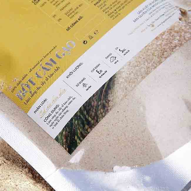 Bột cám gạo chứa thành phần dinh dưỡng cao.